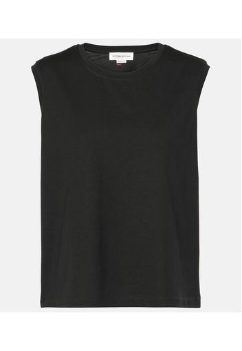 Tank top in jersey di cotone