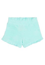 Shorts mare in spugna di cotone jacquard