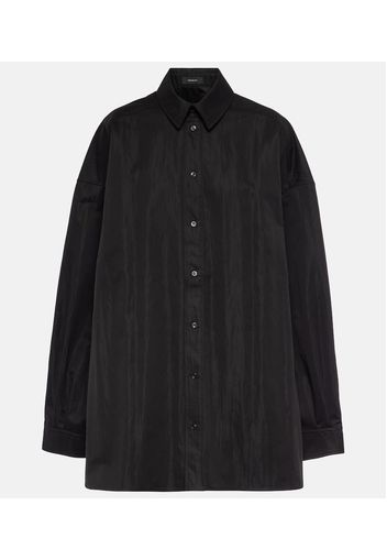 Camicia oversize in drill