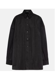 Camicia oversize in drill