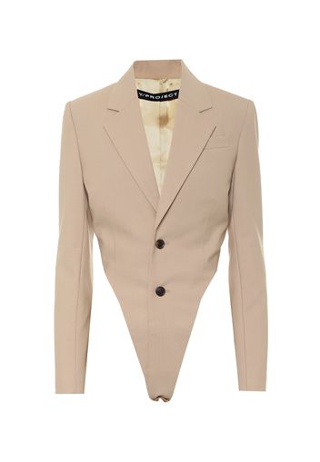 Blazer body in lana