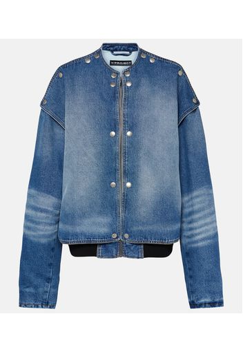 Bomber Snap Off di jeans
