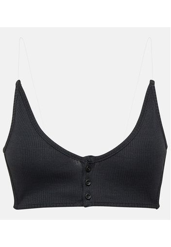 Bralette in jersey di cotone