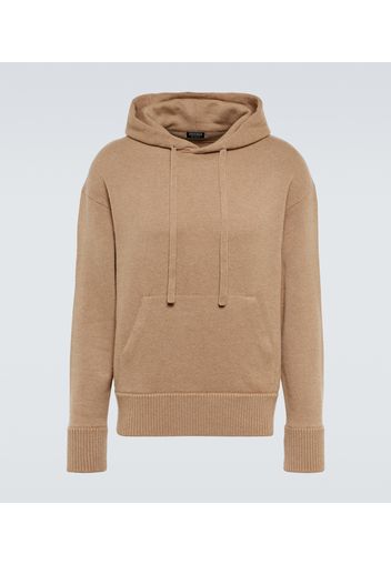 Felpa Oasi in cashmere con cappuccio