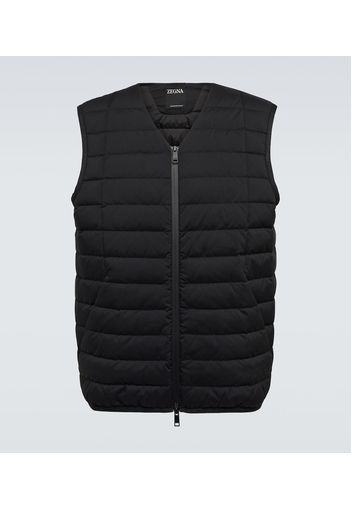 Piumino gilet trapuntato