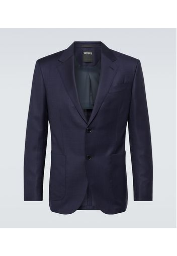 Blazer monopetto in lana