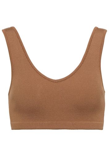 Top cropped in maglia