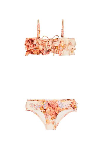 Bikini Devi a fiori con ruches