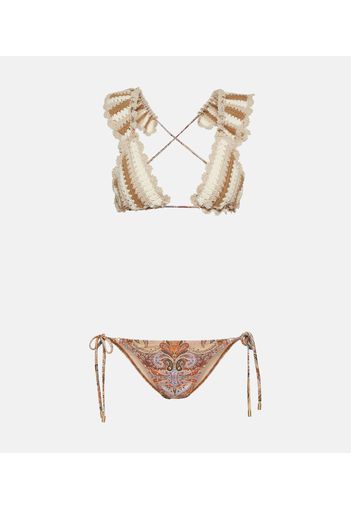 Bikini Devi in crochet e con stampa