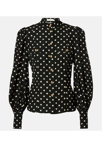 Blusa Utility a pois