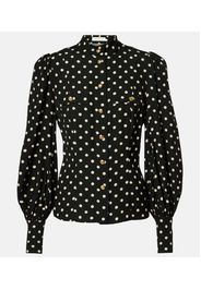 Blusa Utility a pois