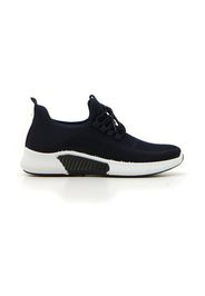 2t2l Sneakers Uomo Blu In Materie Tessili Con Chiusura Stringata