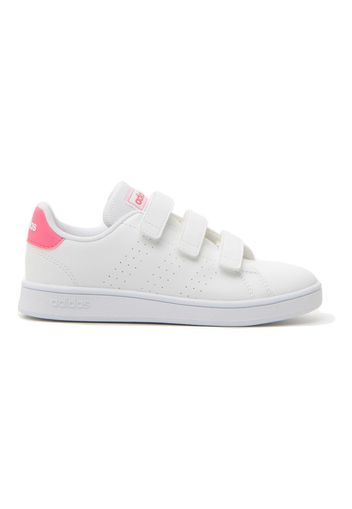 Adidas F0221 Bambina Bianco In Materiale Sintetico Con Chiusura In Velcro