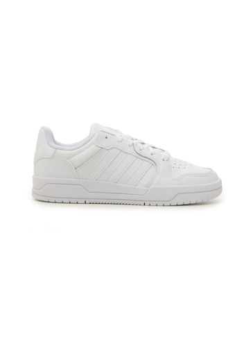 Adidas Entrap Uomo Bianco In Cuoio Rivestito/materiale Sintetico Con Chiusura Stringata