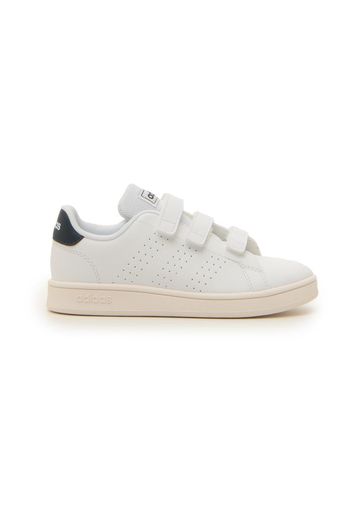 Adidas Advantage Bambino Bianco In Materiale Sintetico Con Chiusura In Velcro