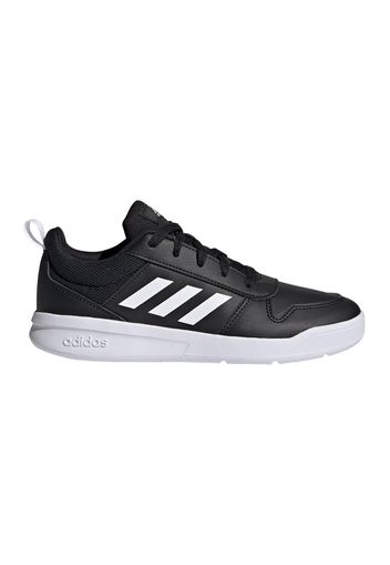 Adidas Tensaur Bambino Bianco/nero In Materiale Sintetico Con Chiusura Stringata