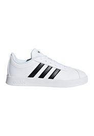 Adidas Vl Court 2.0 Unisexbimbo Bianco/nero In Materiale Sintetico Con Chiusura Stringata