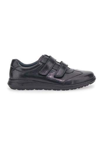 Altemberg Sneakers Uomo Nero In Pelle Con Chiusura In Velcro