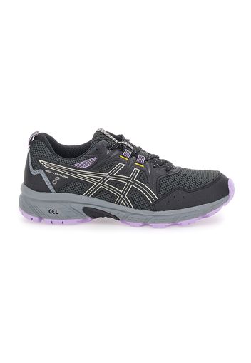 Asics Gel-venture 8 Donna Nero In Materie Tessili/materiale Sintetico Con Chiusura Stringata