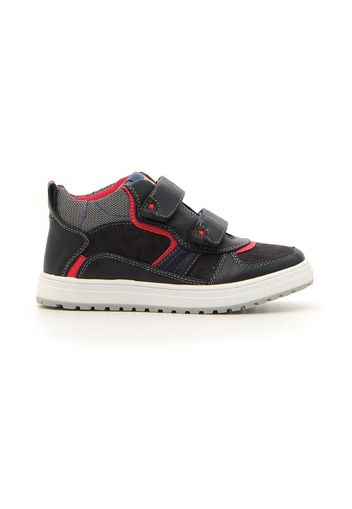 Asso Sneakers Bambino Blu In Materiale Sintetico/materie Tessili Con Chiusura In Velcro