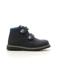 Asso Sneakers Bambino Blu In Materiale Sintetico/materie Tessili Con Chiusura In Velcro