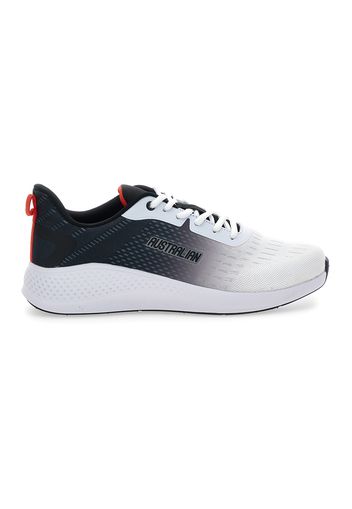 Australian Scarpe Da Ginnastica Uomo Bianco/nero In Materie Tessili/materiale Sintetico Con Chiusura Stringata