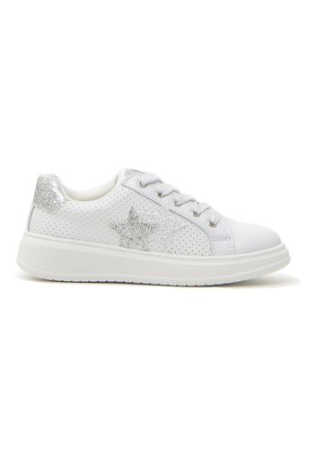 Baby Love Sneakers Bambina Bianco In Materiale Sintetico Con Chiusura Stringata