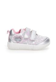 Barbie Sneakers Bambina Argento In Materie Tessili/materiale Sintetico Con Chiusura In Velcro