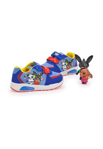 Bing Sneakers Bambino Blu In Materiale Sintetico Con Chiusura In Velcro