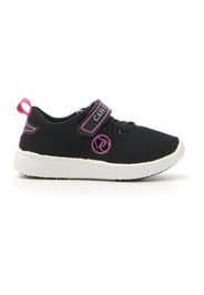 Cafe' Cost Sneakers Bambina Nero In Materie Tessili Con Chiusura In Velcro