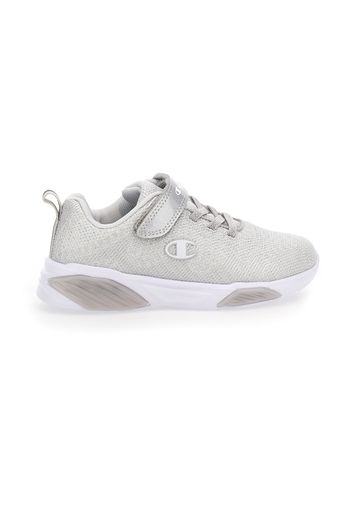 Champion Wave Bambina Beige In Materie Tessili/materiale Sintetico Con Chiusura In Velcro