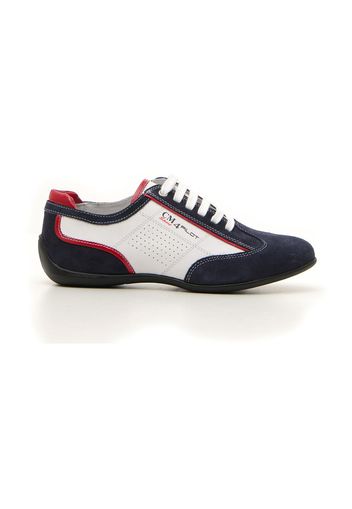 Claremorris Sneakers Uomo Blu In Pelle Con Chiusura Stringata