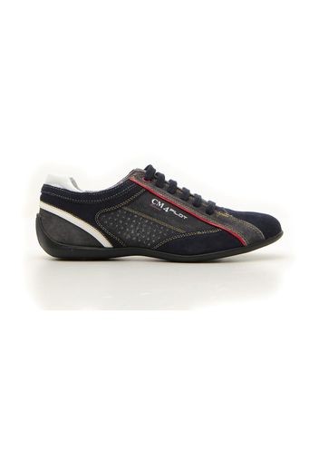 Claremorris Sneakers Uomo Blu In Pelle Con Chiusura Stringata