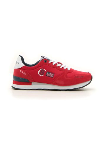 Cotton Belt Sneakers Uomo Rosso In Materiale Sintetico/materie Tessili Con Chiusura Stringata