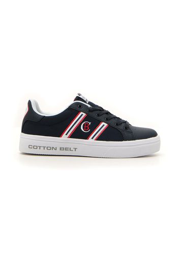 Cotton Belt Sneakers Uomo Blu In Materie Tessili/materiale Sintetico Con Chiusura Stringata
