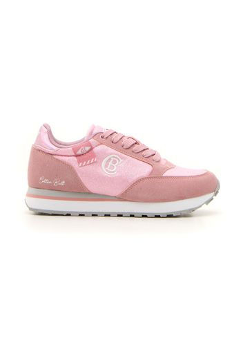 Cotton Belt Sneakers Donna Rosa In Materiale Sintetico/materie Tessili Con Chiusura Stringata