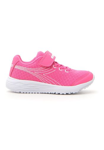 Diadora Flamingo S Jr Bambina Rosa In Materie Tessili/materiale Sintetico Con Chiusura In Velcro