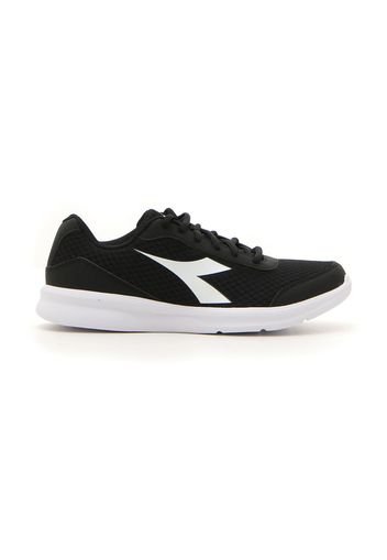 Diadora Eagle Uomo Bianco/nero In Materie Tessili/materiale Sintetico Con Chiusura Stringata