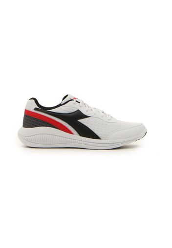 Diadora Egle 4 Uomo Bianco/nero In Materie Tessili/materiale Sintetico Con Chiusura Stringata