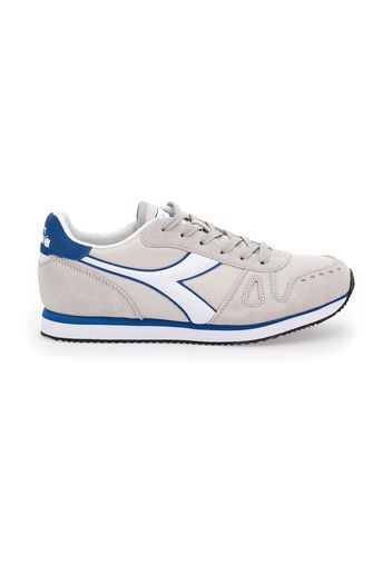 Diadora 173745 4258 Uomo Grigio In Materie Tessili/pelle Con Chiusura Stringata