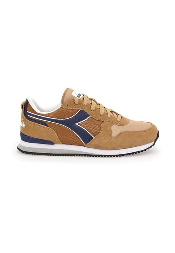 Diadora Olympia Uomo Marrone In Materie Tessili/pelle Con Chiusura Stringata