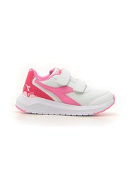 Diadora Falcon Bambina Bianco In Materiale Sintetico/materie Tessili Con Chiusura In Velcro