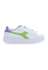 Diadora Game Step Wonderland Bambina Bianco In Materiale Sintetico Con Chiusura Stringata