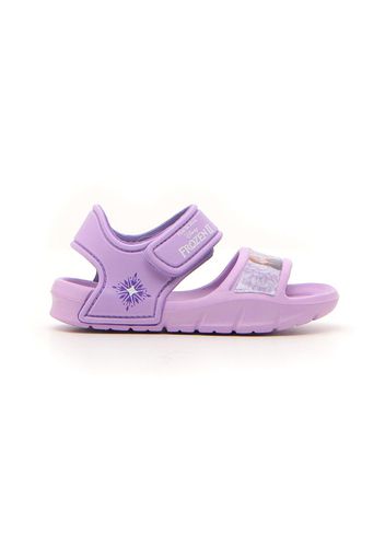 Disney Sandali Bambina Viola In Materiale Sintetico Con Chiusura In Velcro