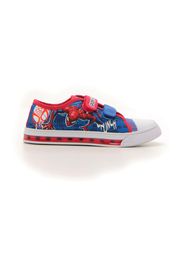 Disney Sneakers Bambino Blu In Materie Tessili Con Chiusura In Velcro