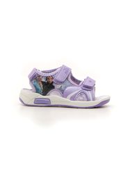 Disney Sandali Bambina Viola In Materiale Sintetico Con Chiusura In Velcro