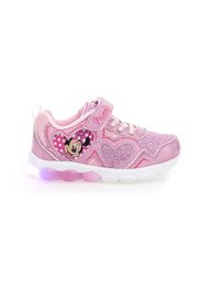 Disney Sneakers Bambina Rosa In Materiale Sintetico/materie Tessili Con Chiusura In Velcro