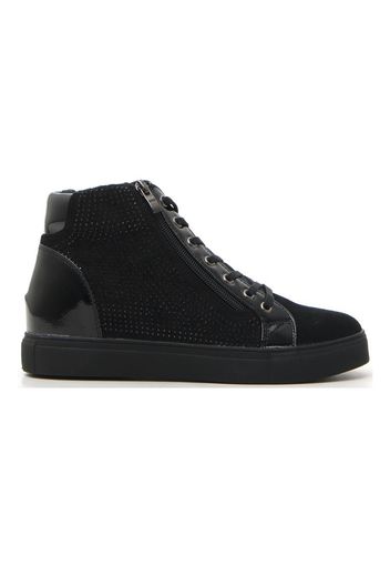 Energy Sneakers Donna Nero In Pelle/materiale Sintetico Con Chiusura Con Cerniera