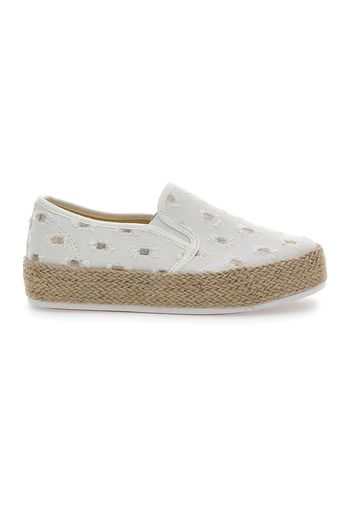 Energy Espadrillas Donna Bianco In Materie Tessili