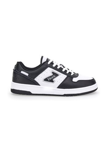 Etonic Sneakers Uomo Bianco/nero In Pelle Con Chiusura Stringata